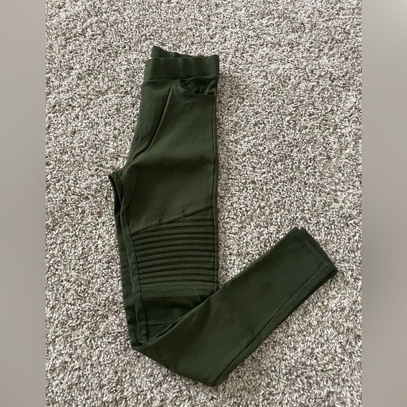LulaRoe Military Green Leggings - Picture 3 of 4